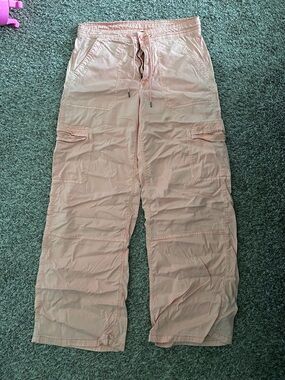 American Eagle Outfitters Coral Pink Cargo Pants